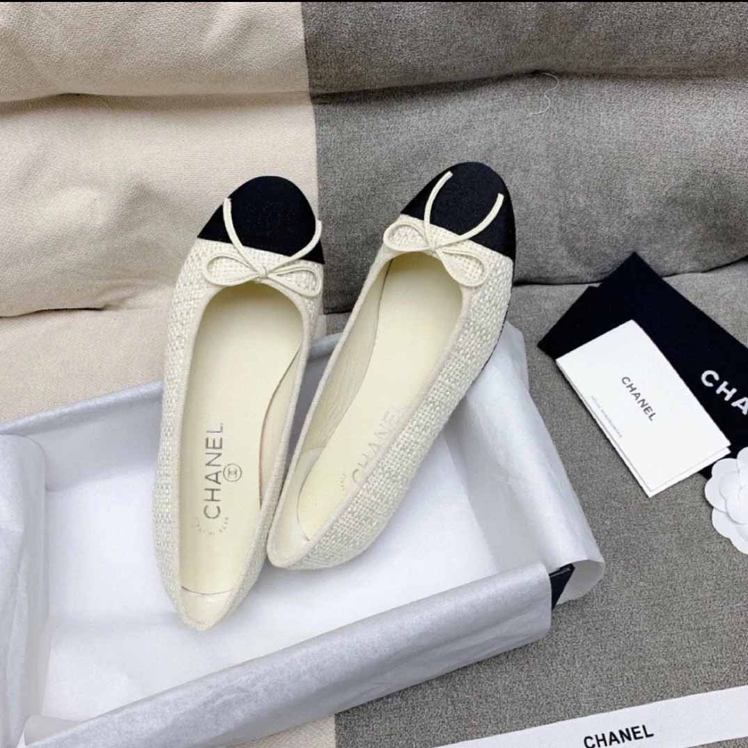 95新 Chanel/香奈儿 Chanel芭蕾舞鞋35s码