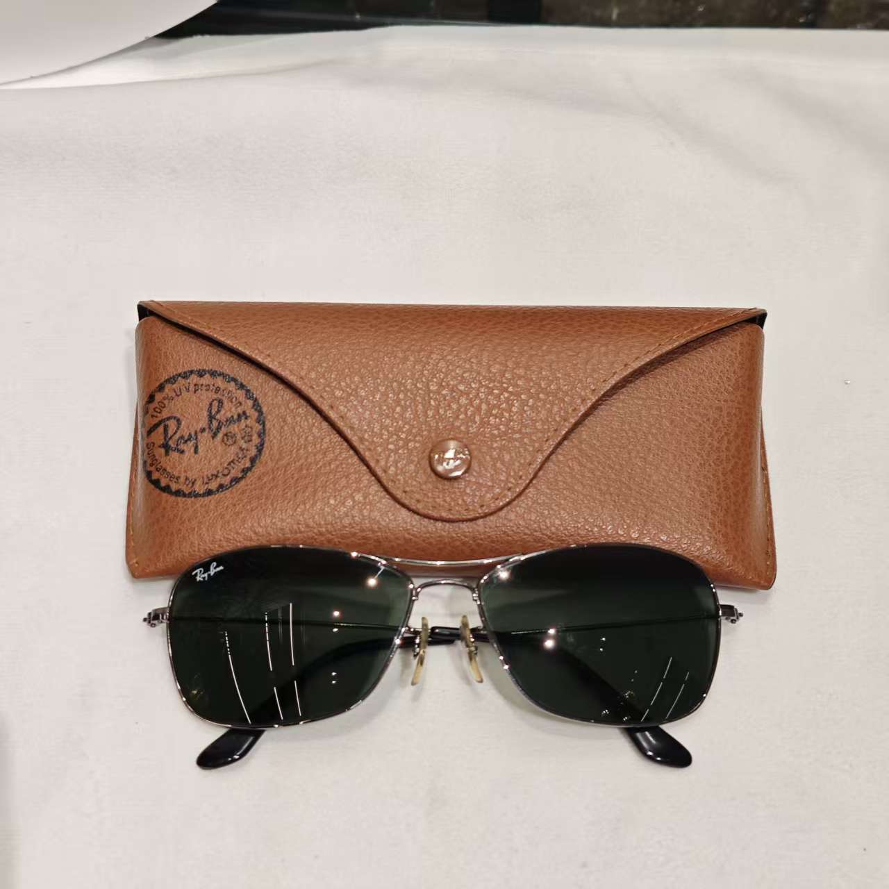 95新 Ray-Ban/雷朋 黑色太阳镜